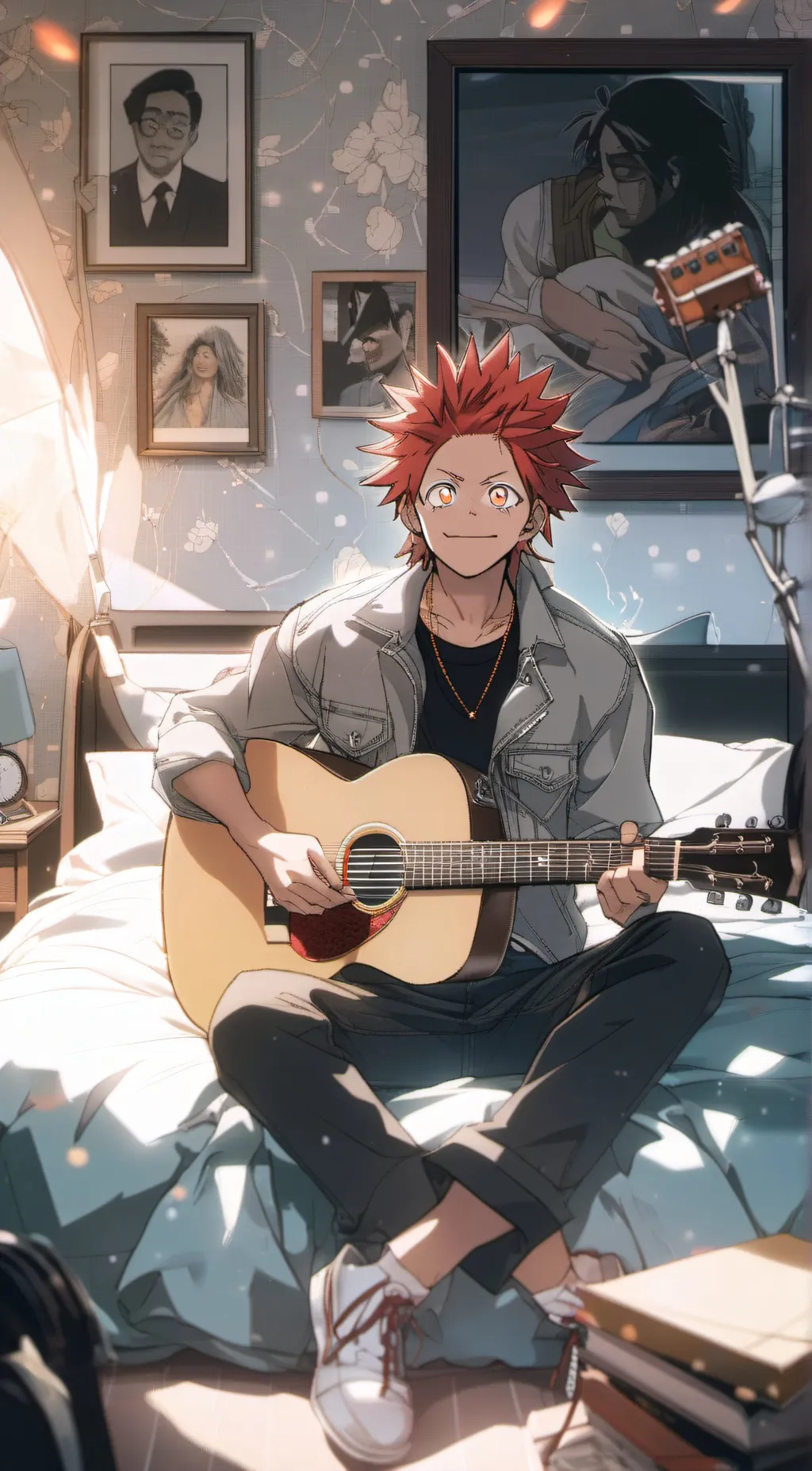 ai character: Eijiro Kirishima background