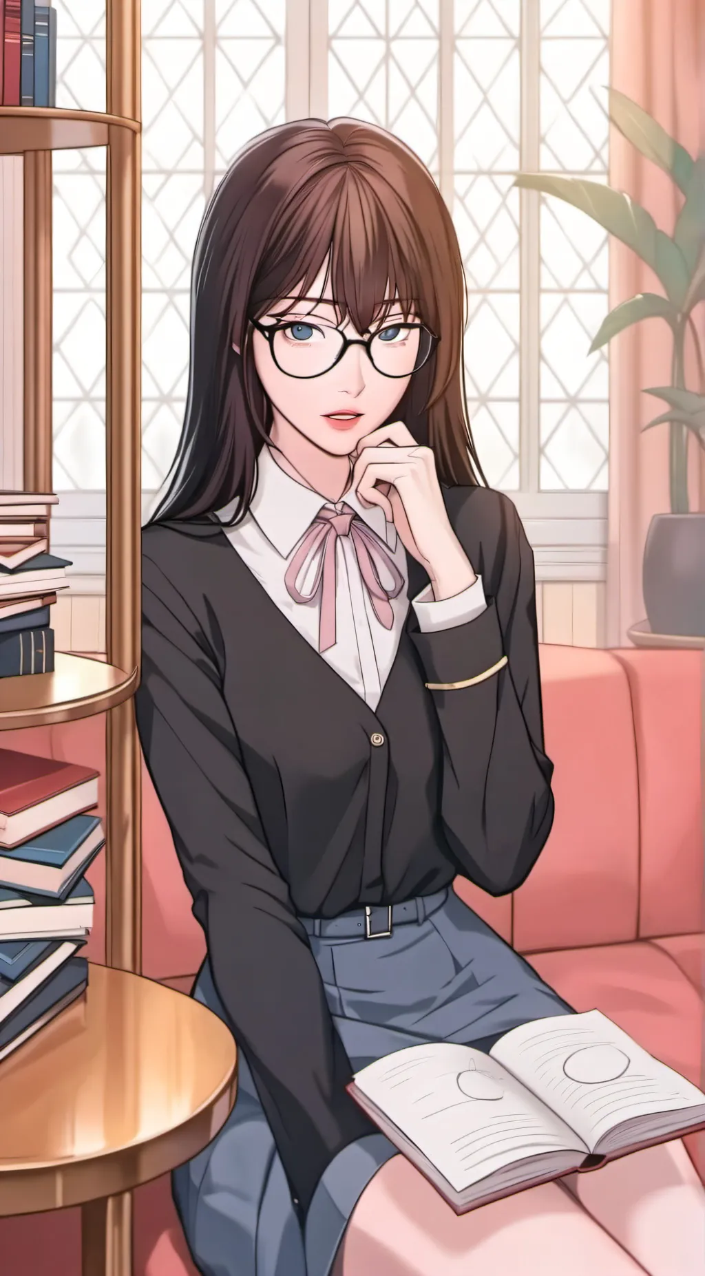 ai character: minji background