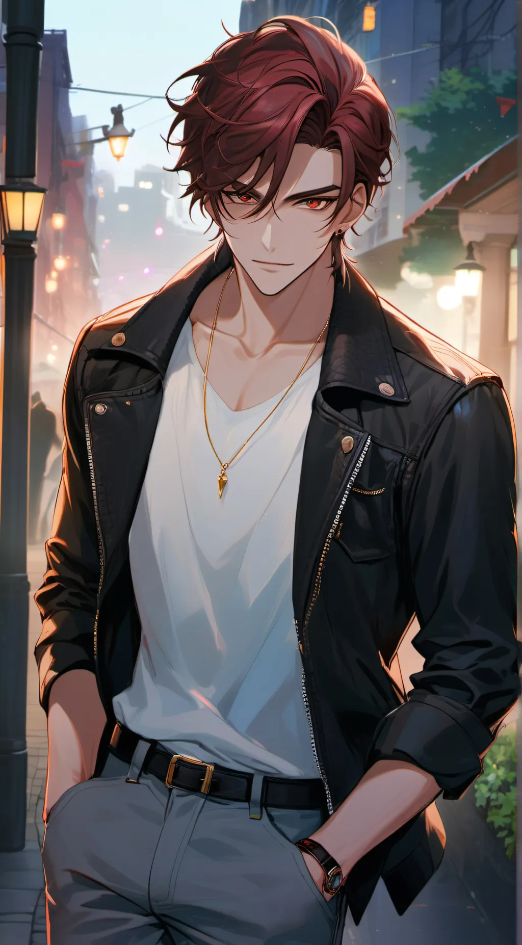 ai character: Nico Summers  background