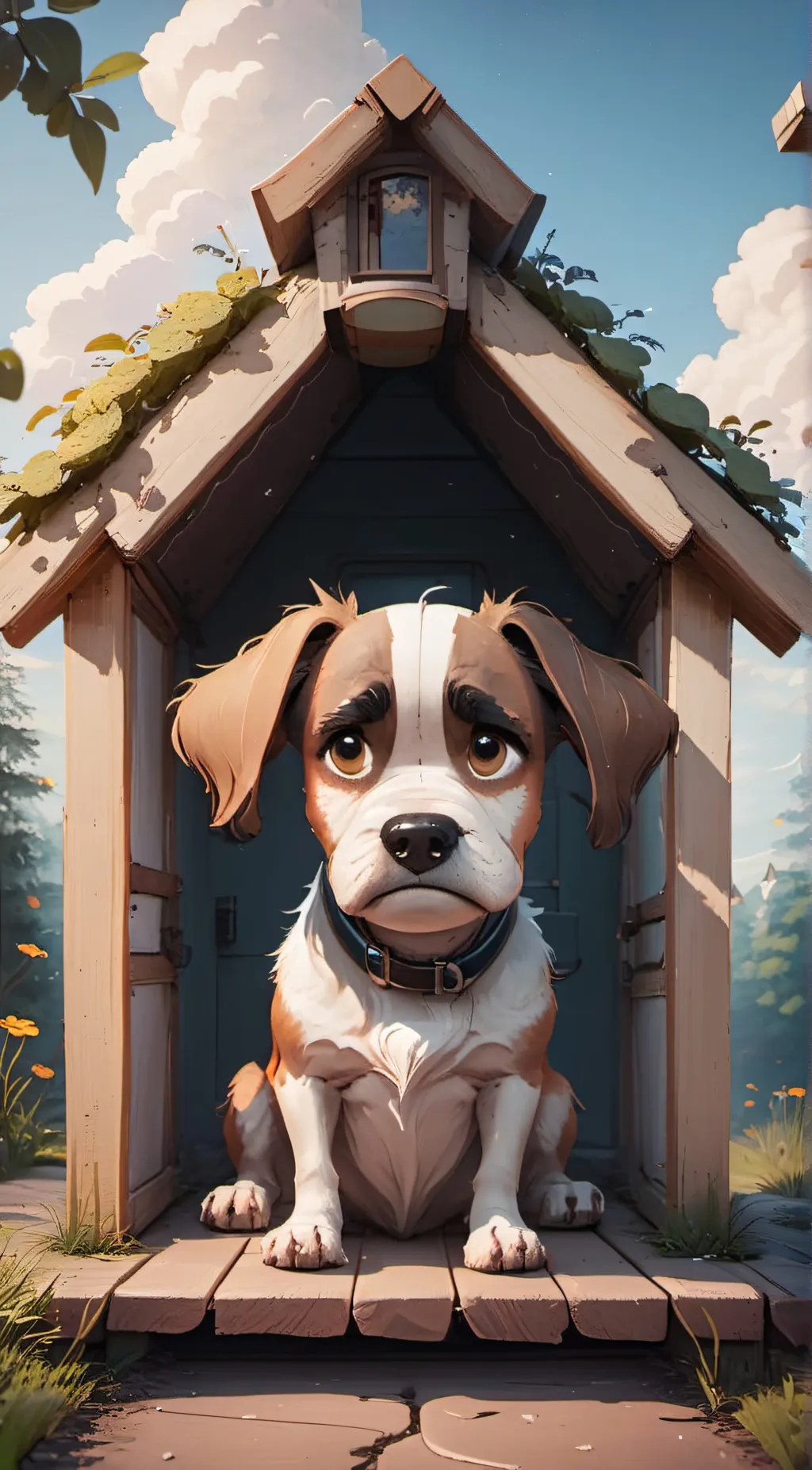 ai character: nico/rat dog background