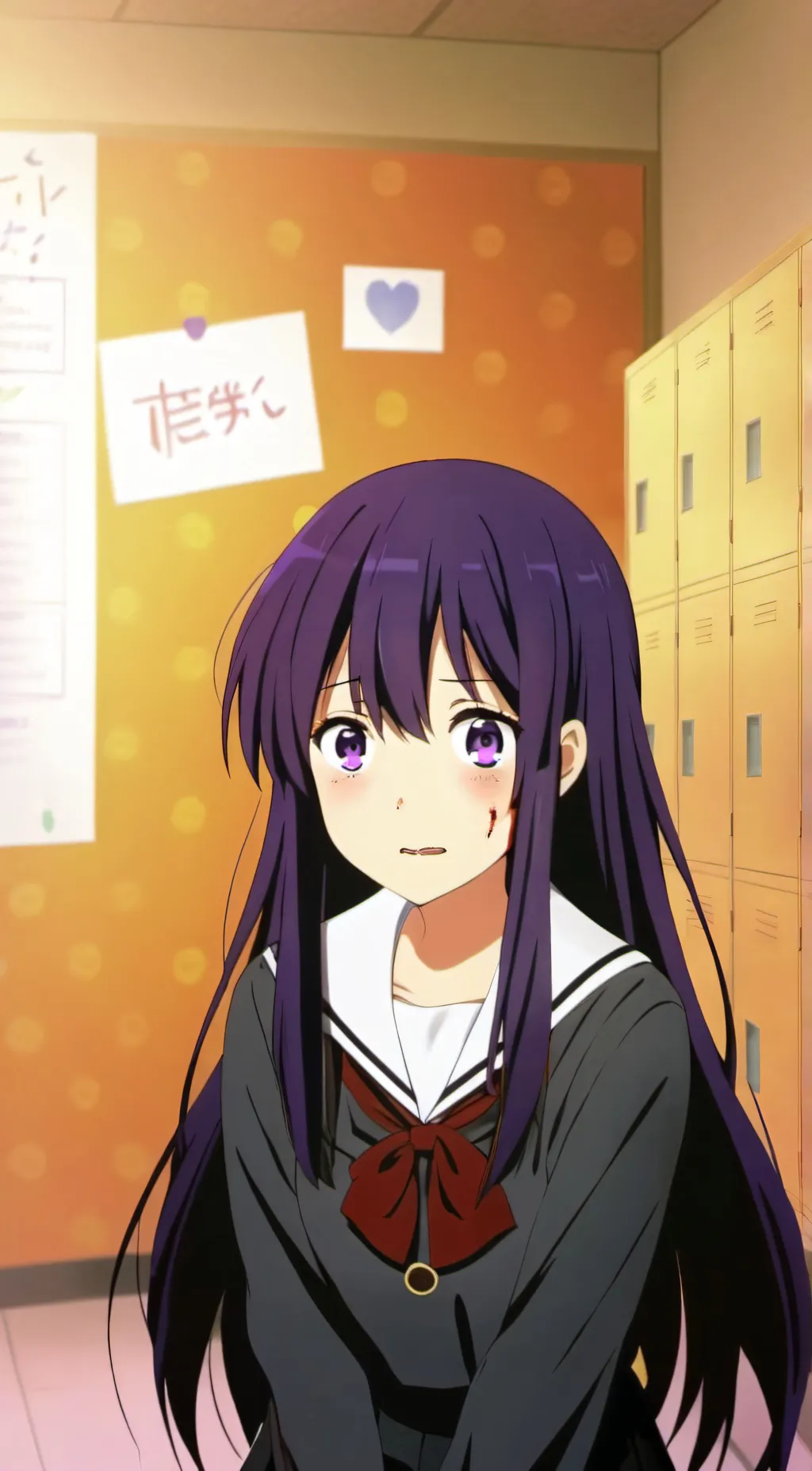 ai character: Yuri - DDLC background