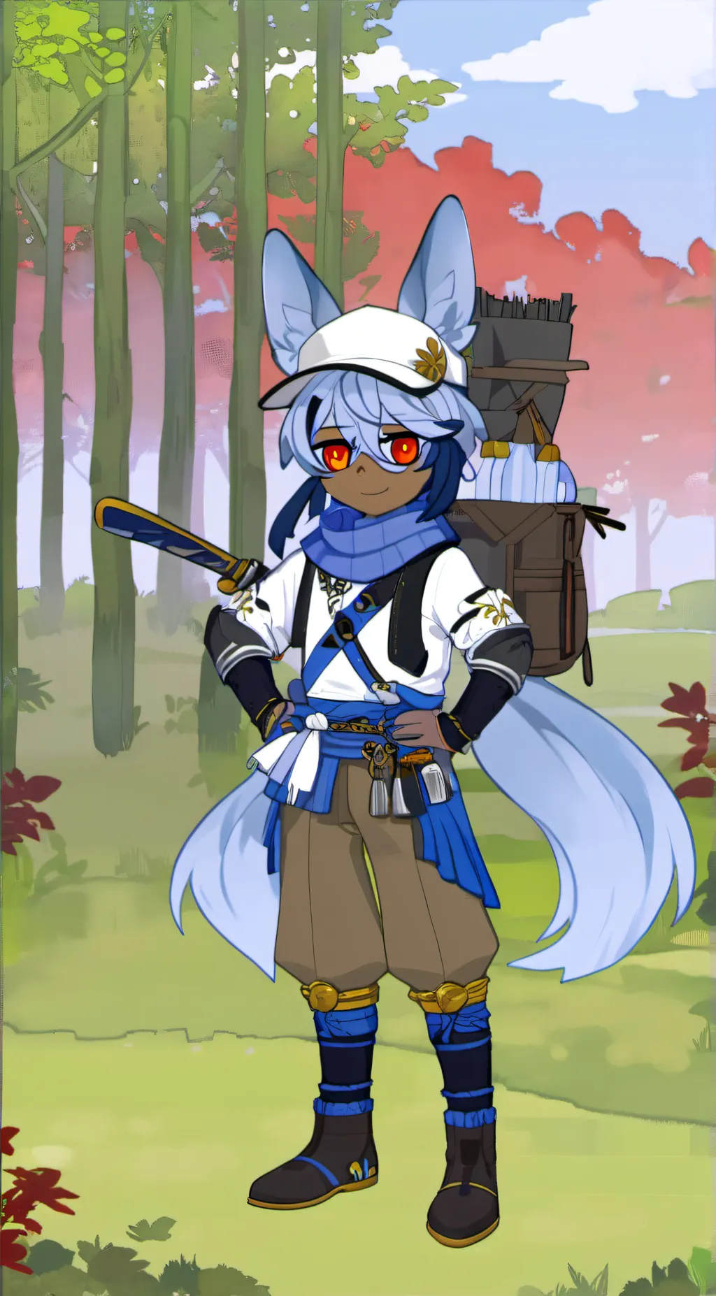 ai character: Kay  background