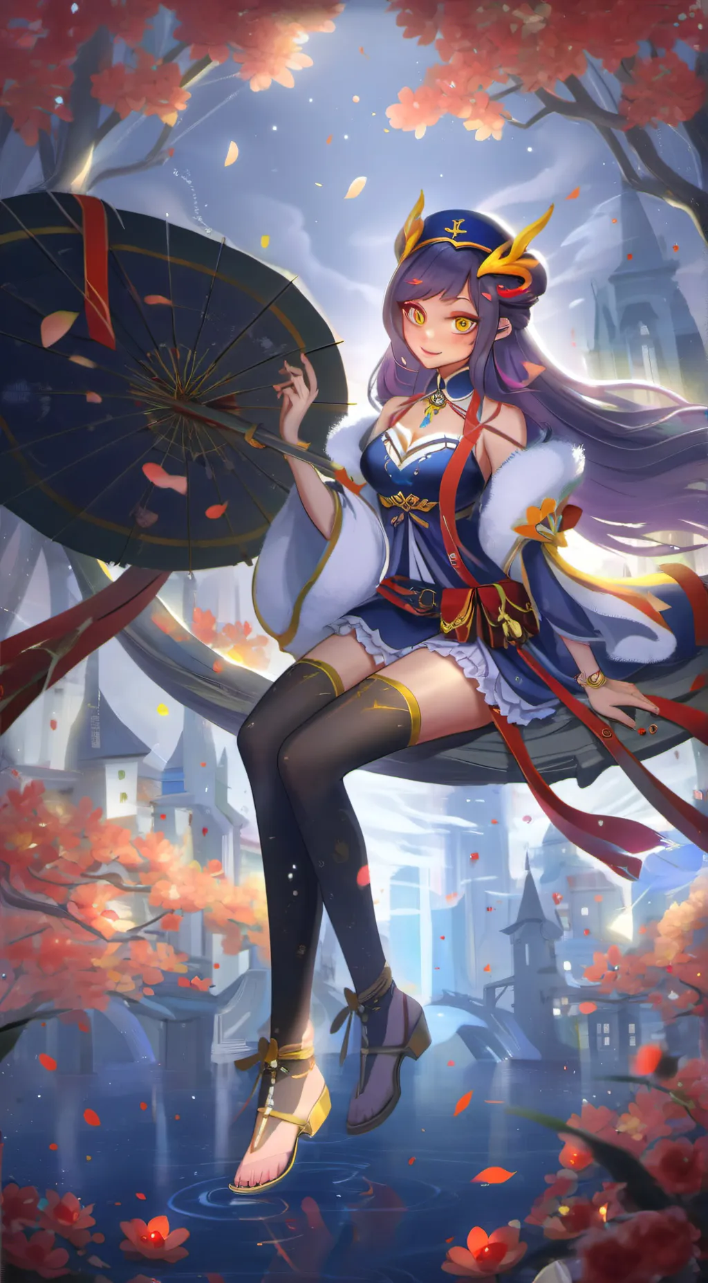 ai character: Rose background