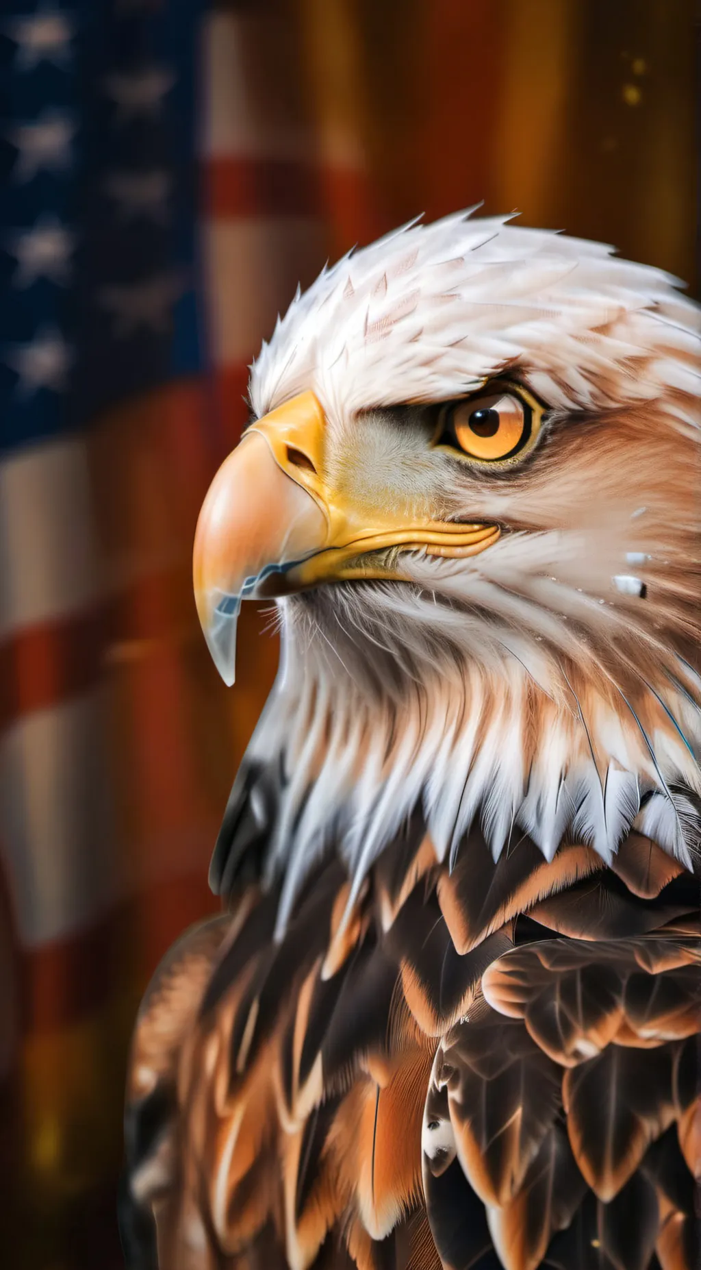 ai character: USA Eagle 🦅  background