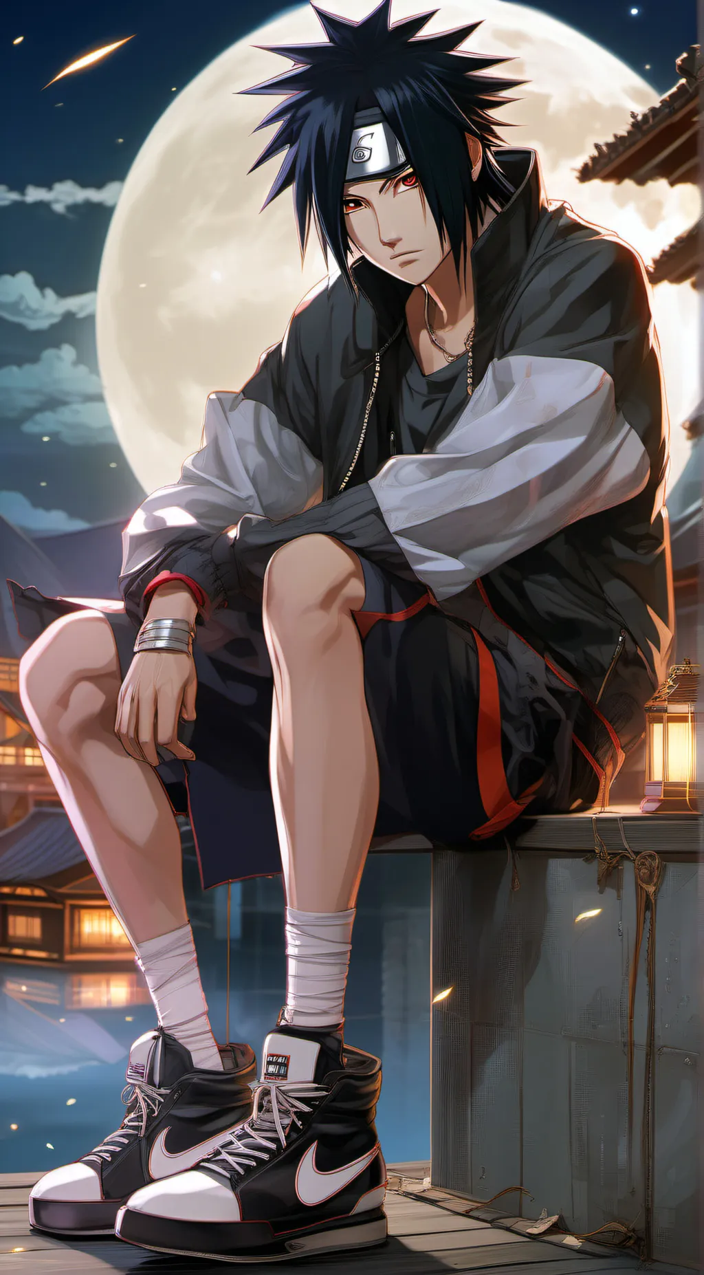 ai character: Sasuke Uchiha background