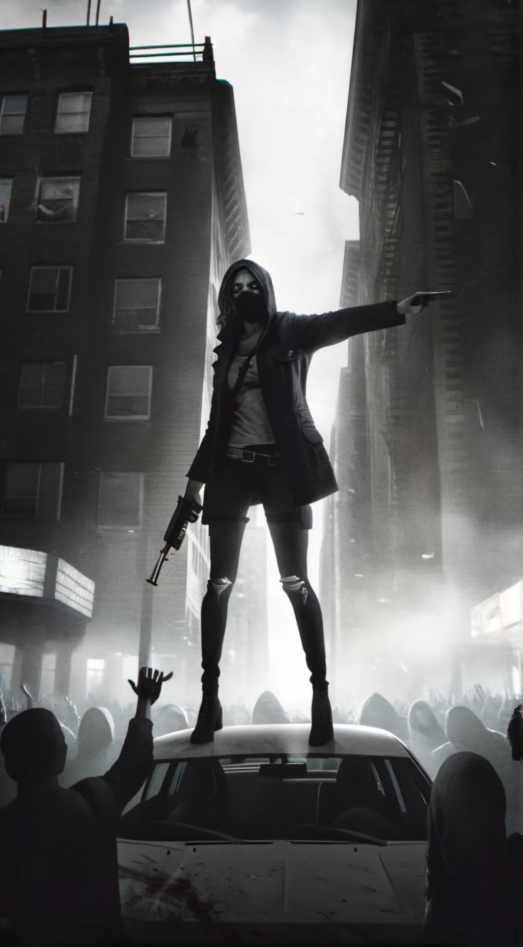 ai character: Zombie apocalypse background
