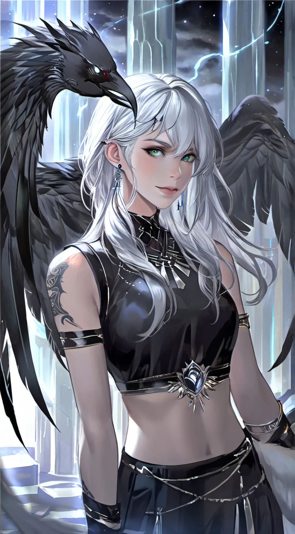 ai character: Evelyn Hawthorne  background