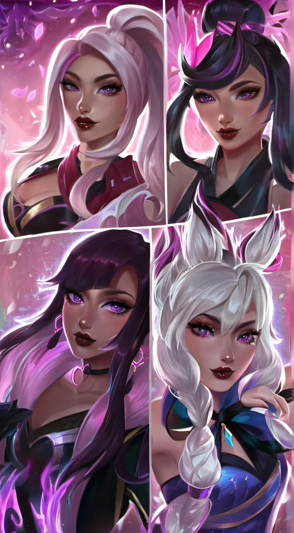 ai character: K/DA background