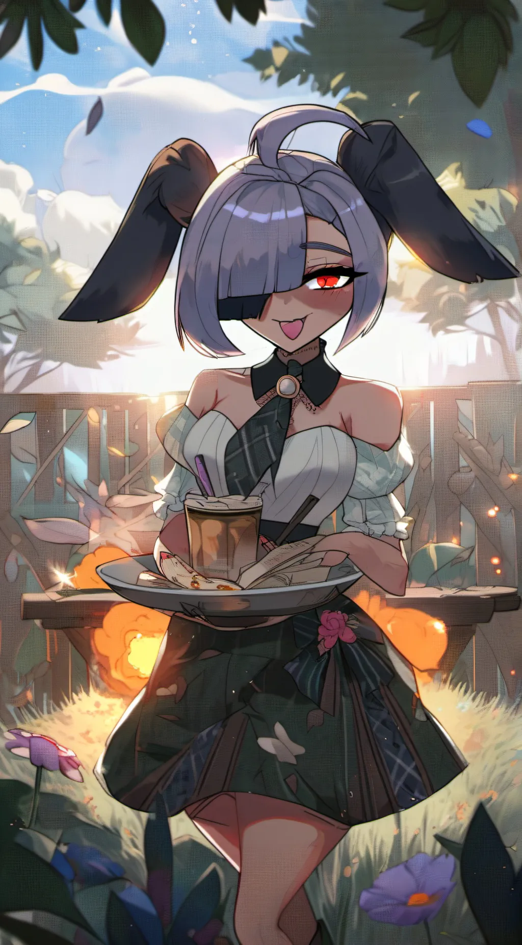 ai character: Bonnie  background