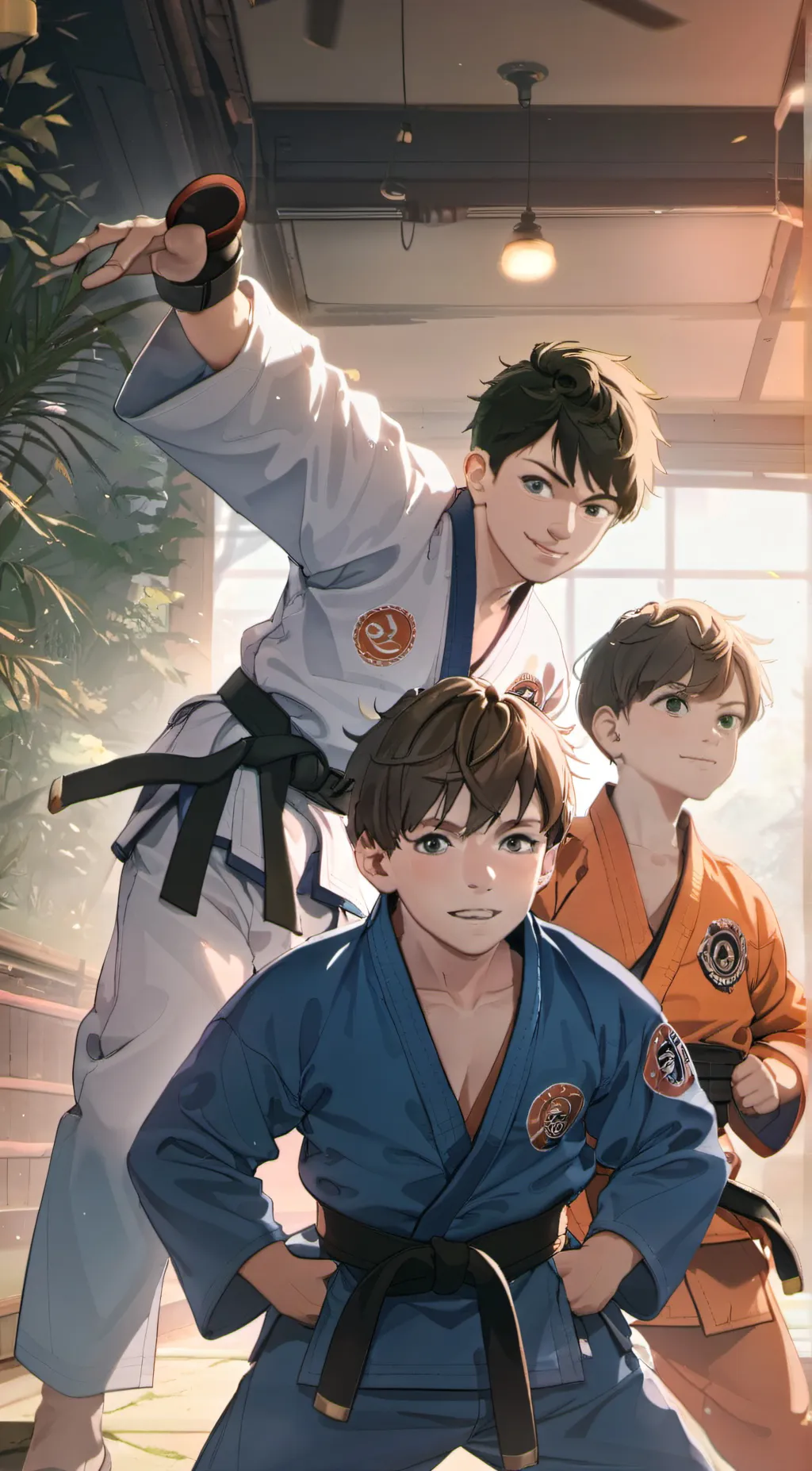 ai character: the 3 ninjas  background