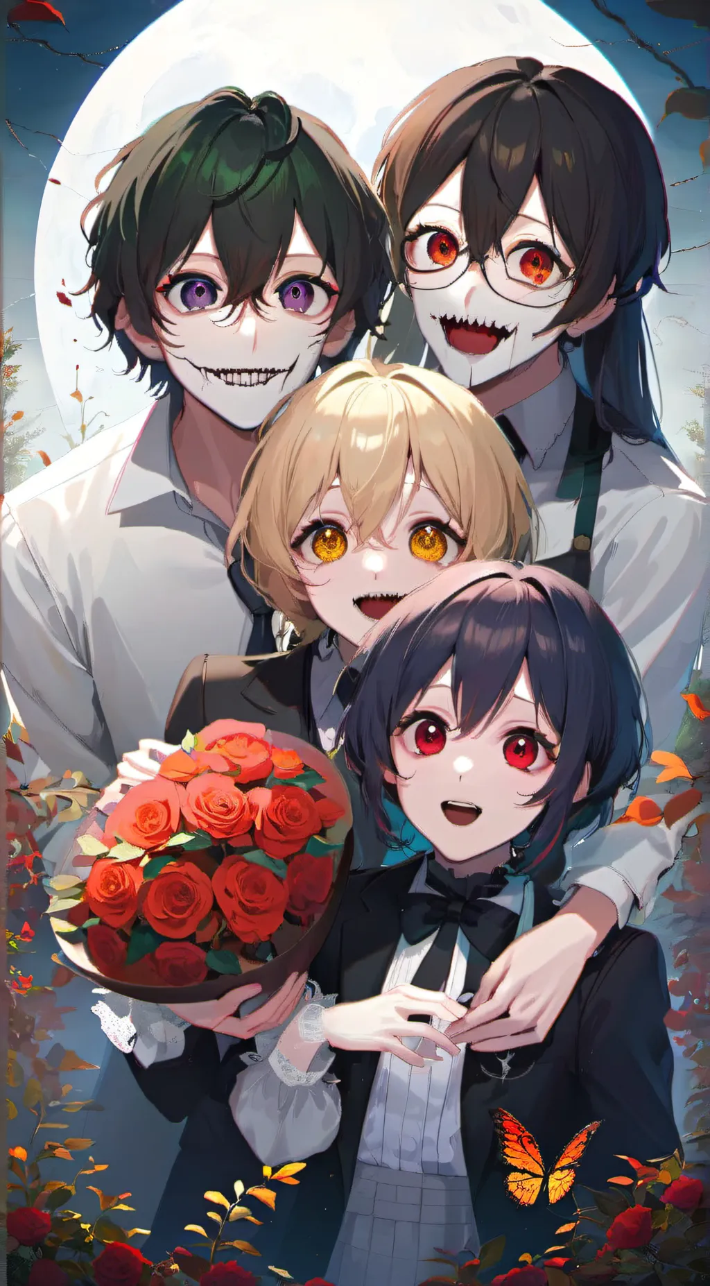 ai character: Creepypasta  background