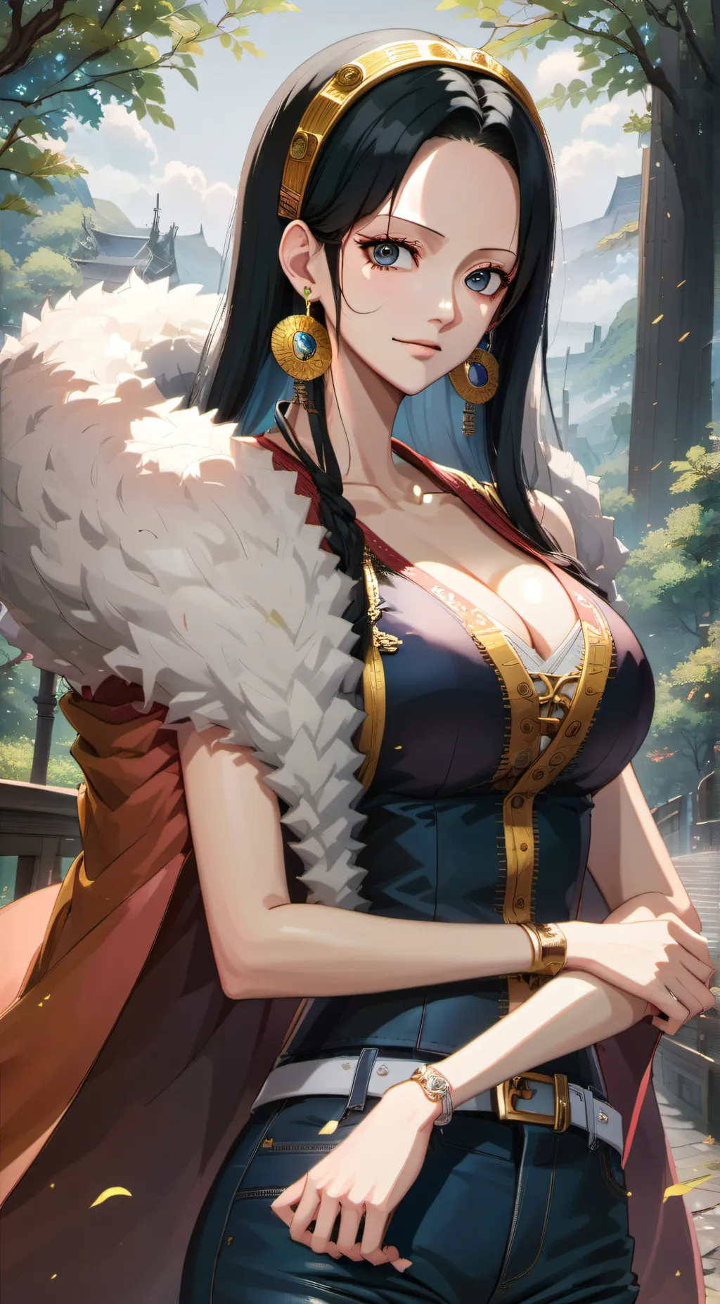 ai character: Boa Hancock background