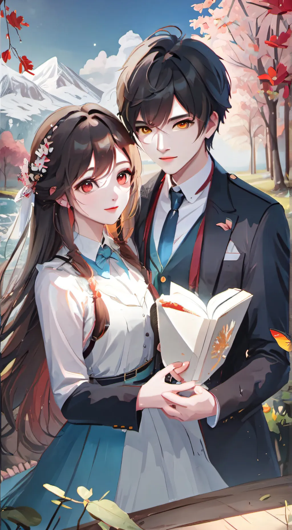 ai character: bill and ani background