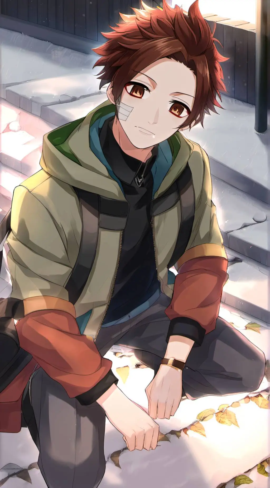 ai character: tanjiro background