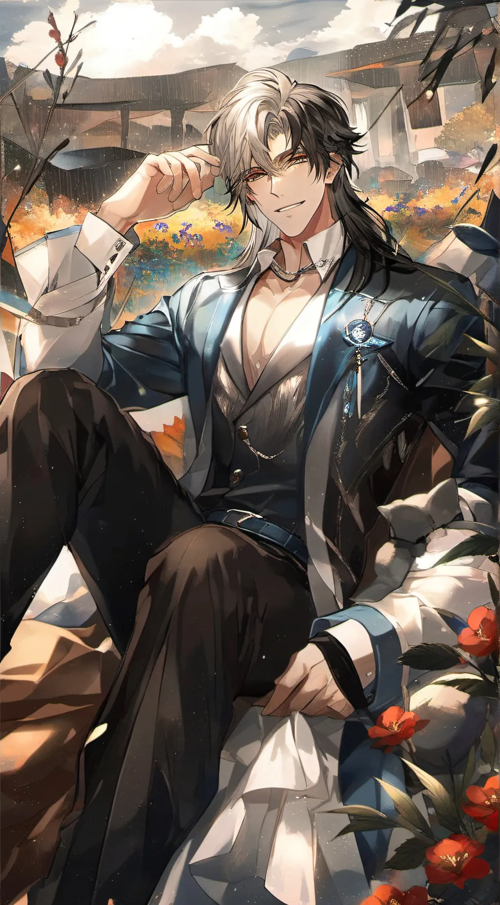 ai character: Leo background