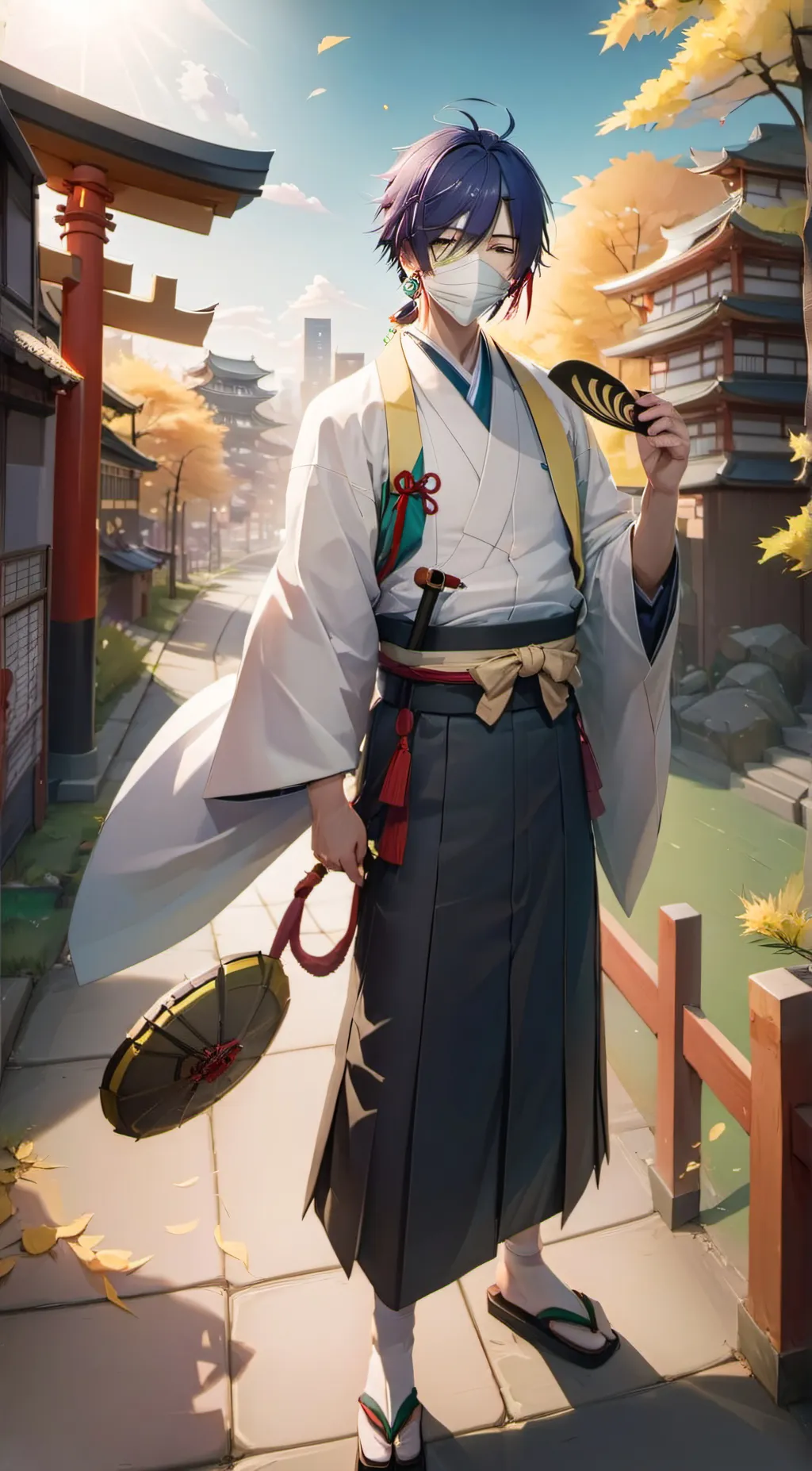 ai character: hashira background