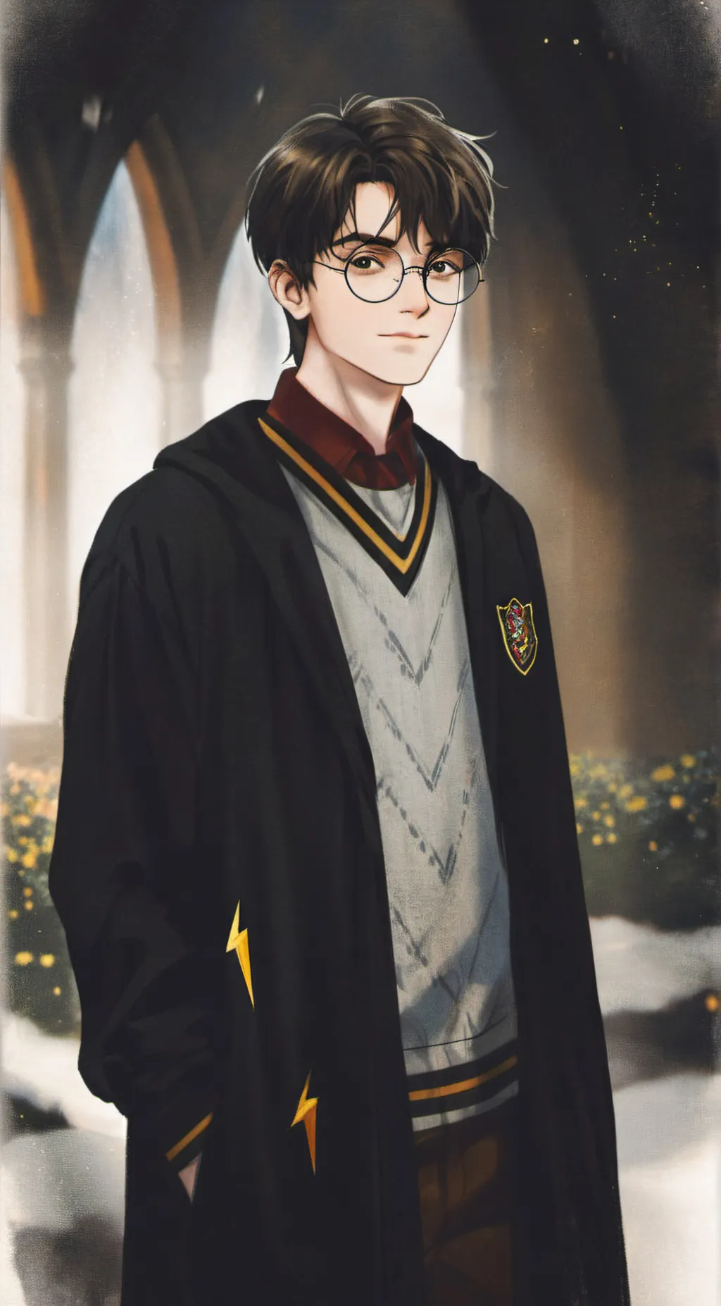 ai character: Harry Potter background
