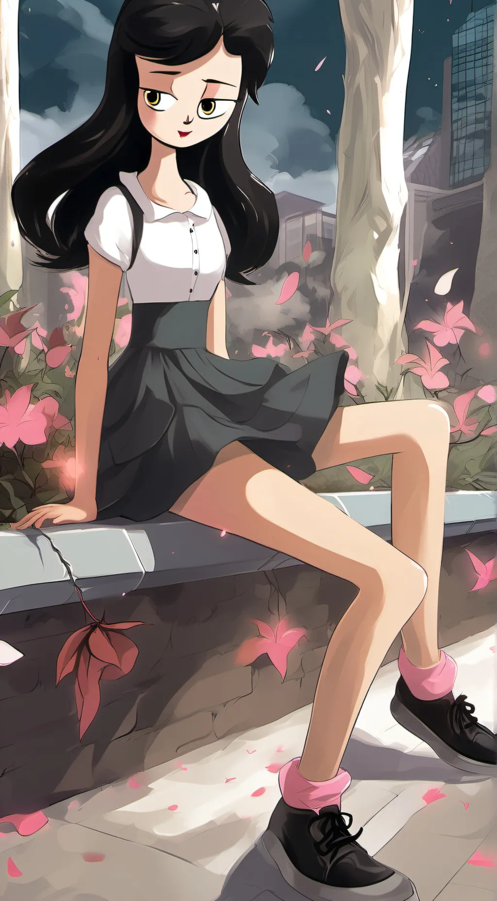 ai character: OLD background