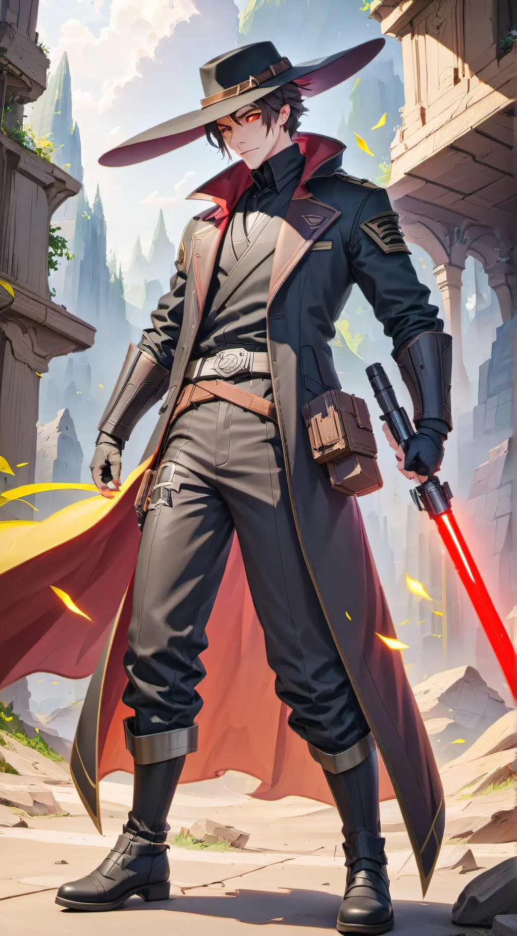 ai character: Haux Koneko background