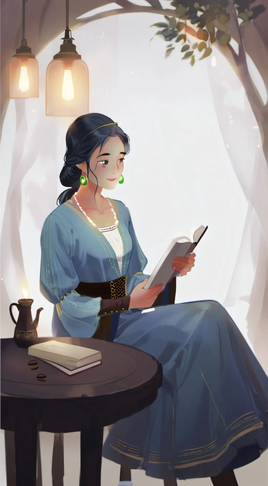 ai character: Stacey background
