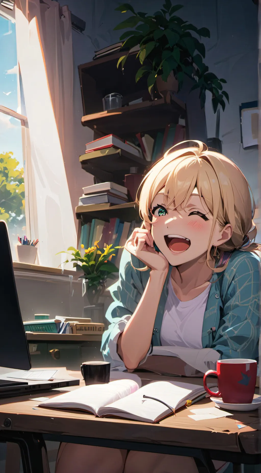 ai character: Ash background