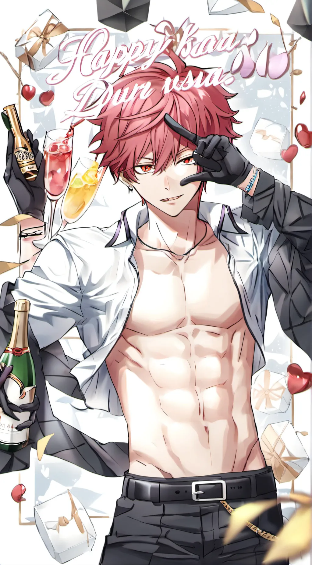 ai character: Eijiro kirishima background