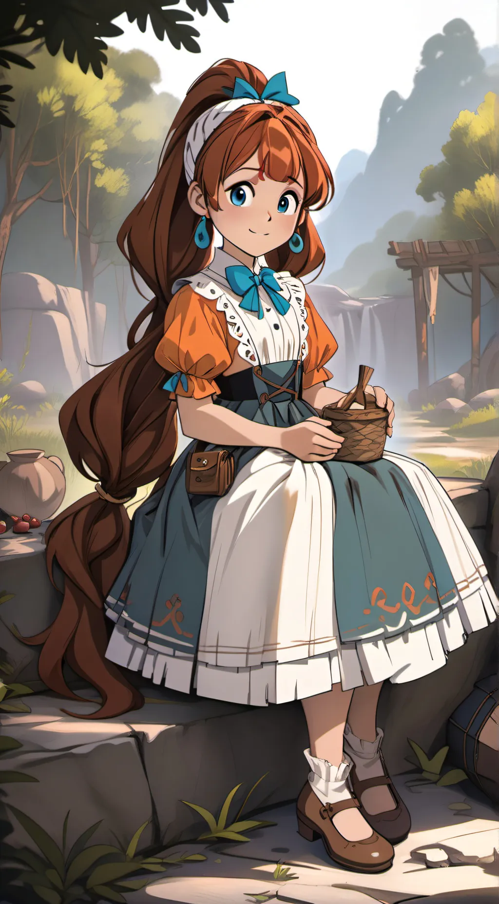 ai character: Wilma (kid) background