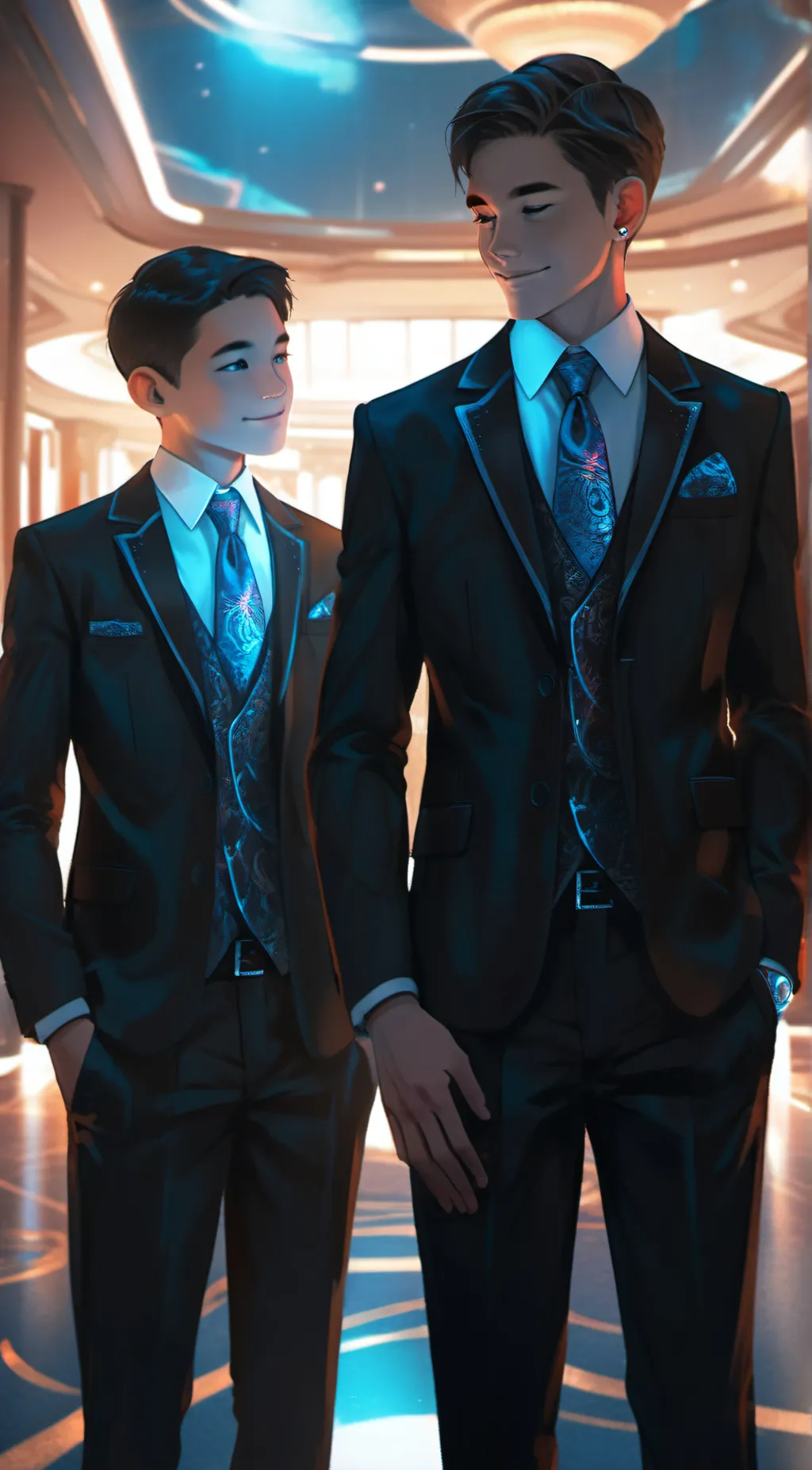 ai character: Kenny & leo background