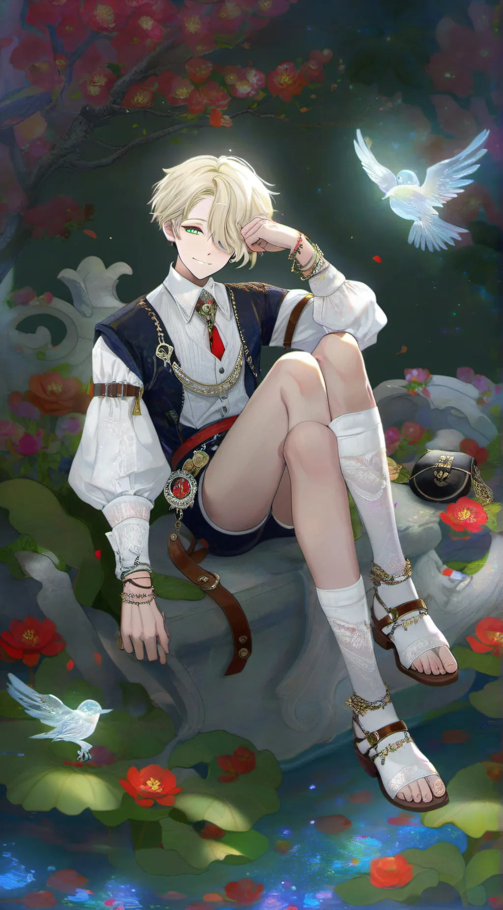 ai character: Nate♡ background