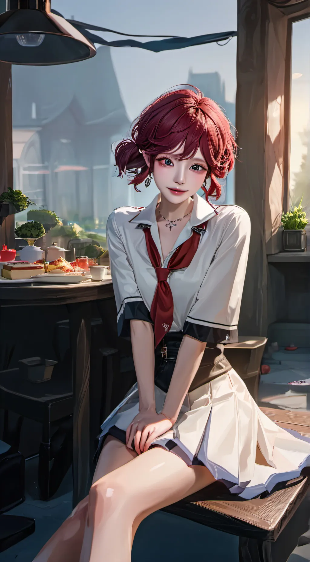ai character: Melody background