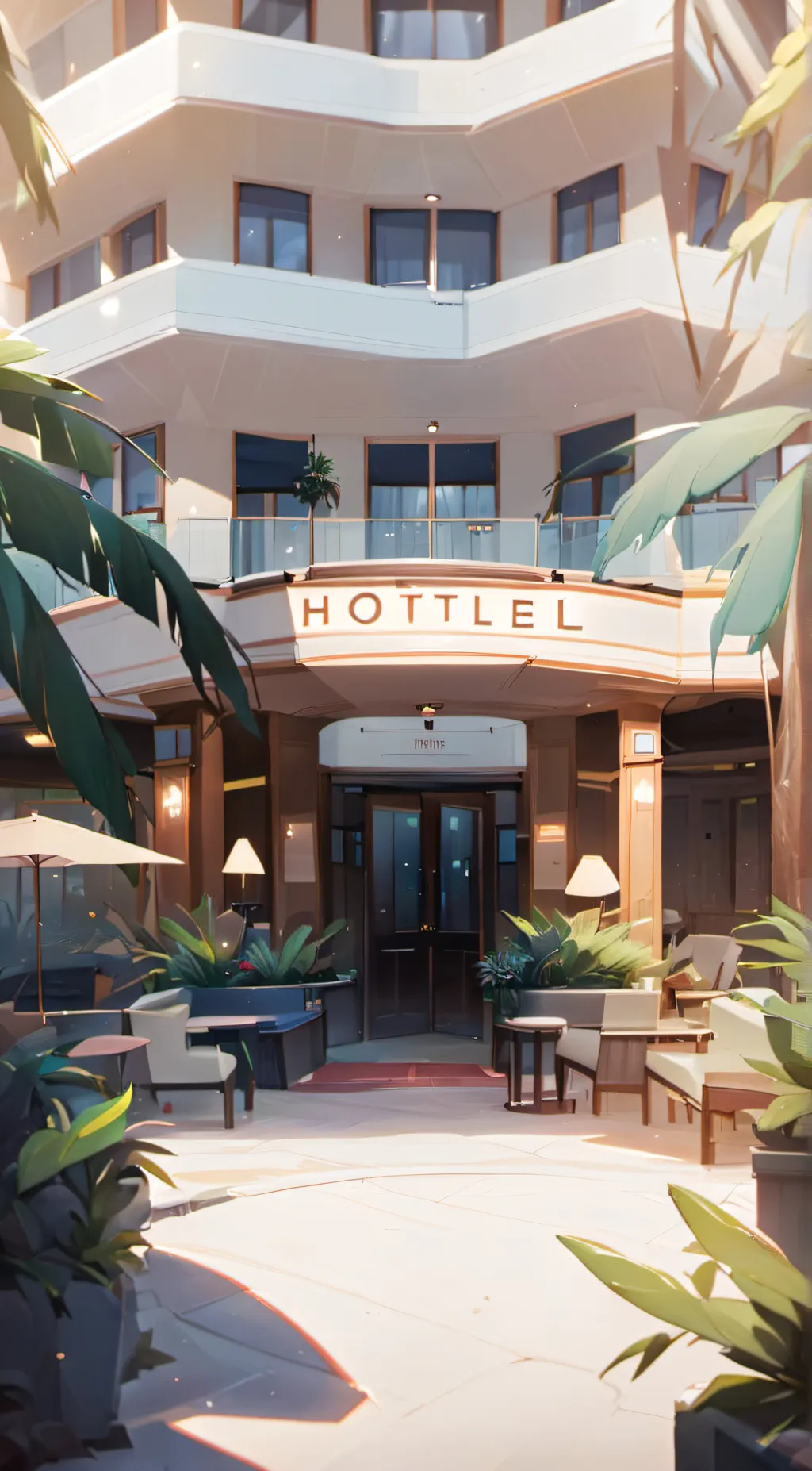 ai character: Hazbin hotel  background