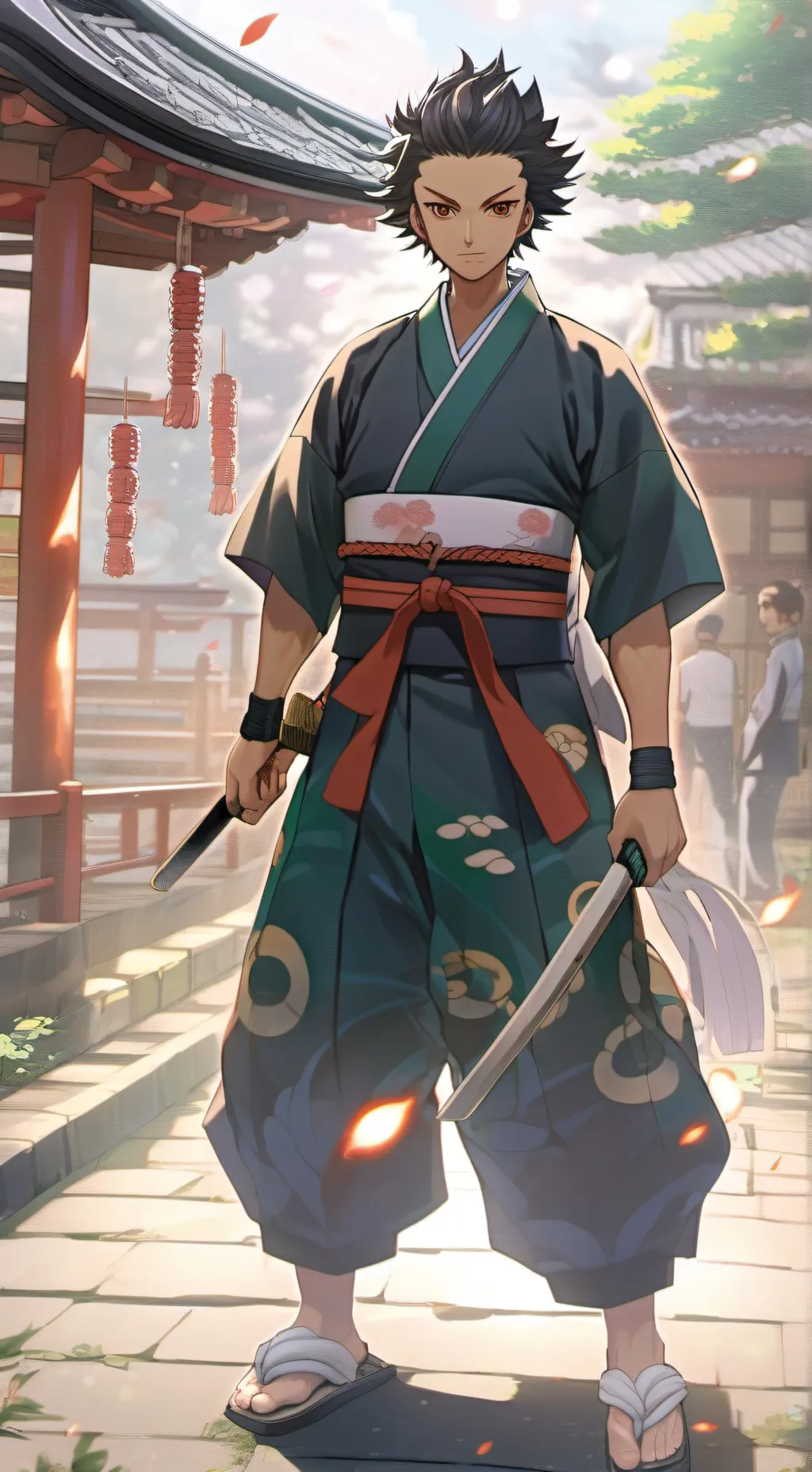ai character: final selection ds background