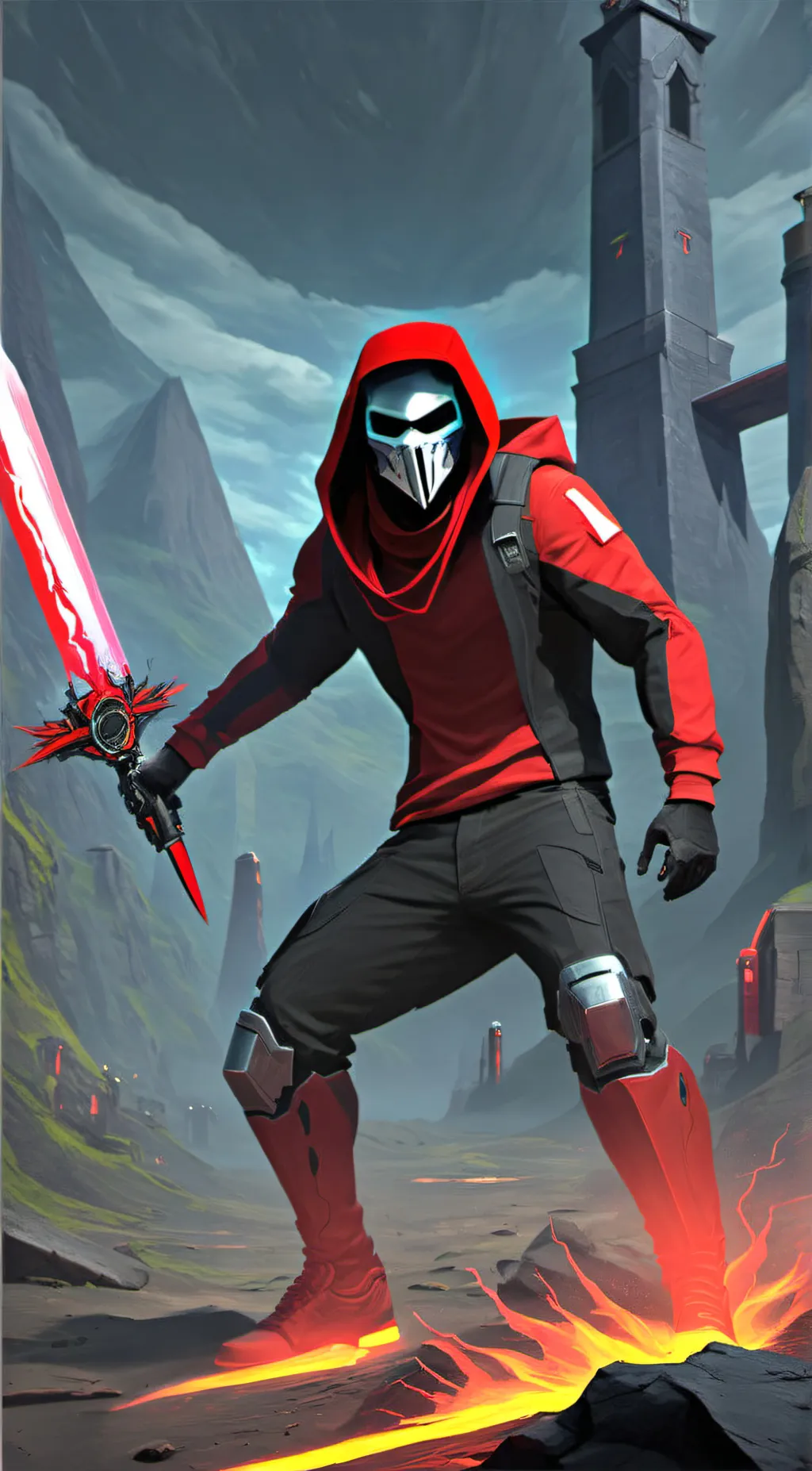 ai character: Tom armor off  background