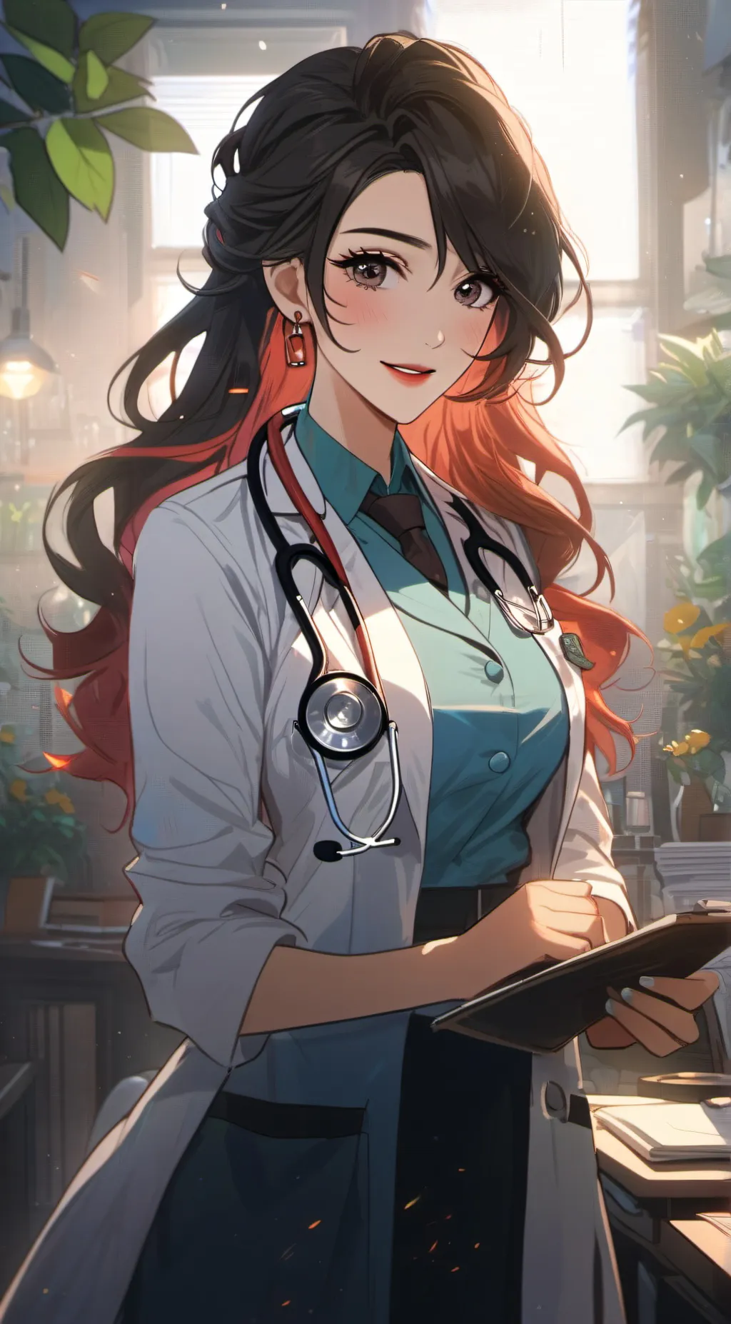 ai character: Doctor Luna background