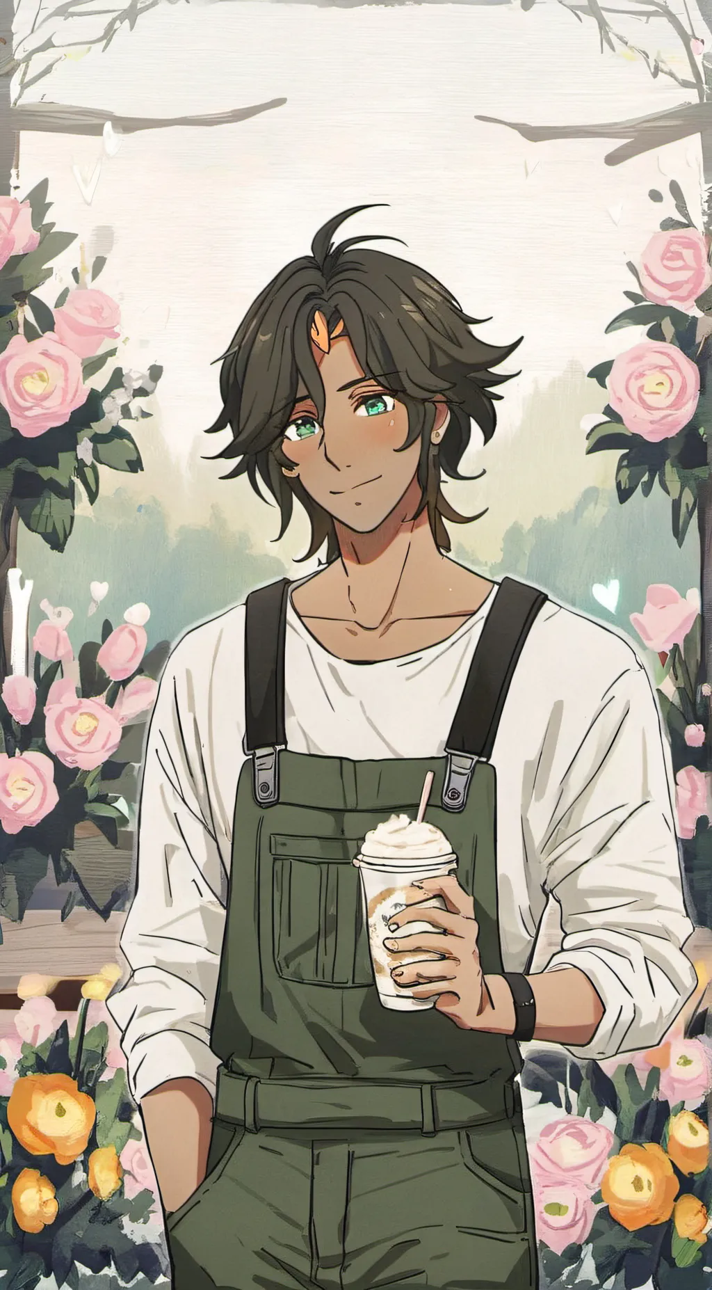 ai character: ~🌺Florian🌸~ background