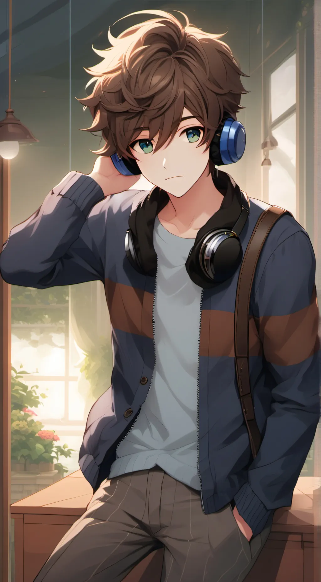 ai character: Even background