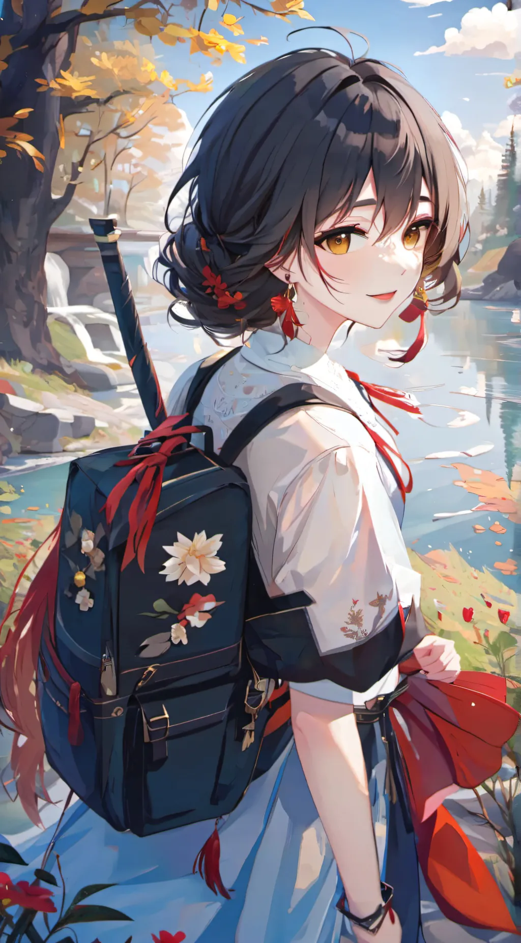 ai character: Judy  background