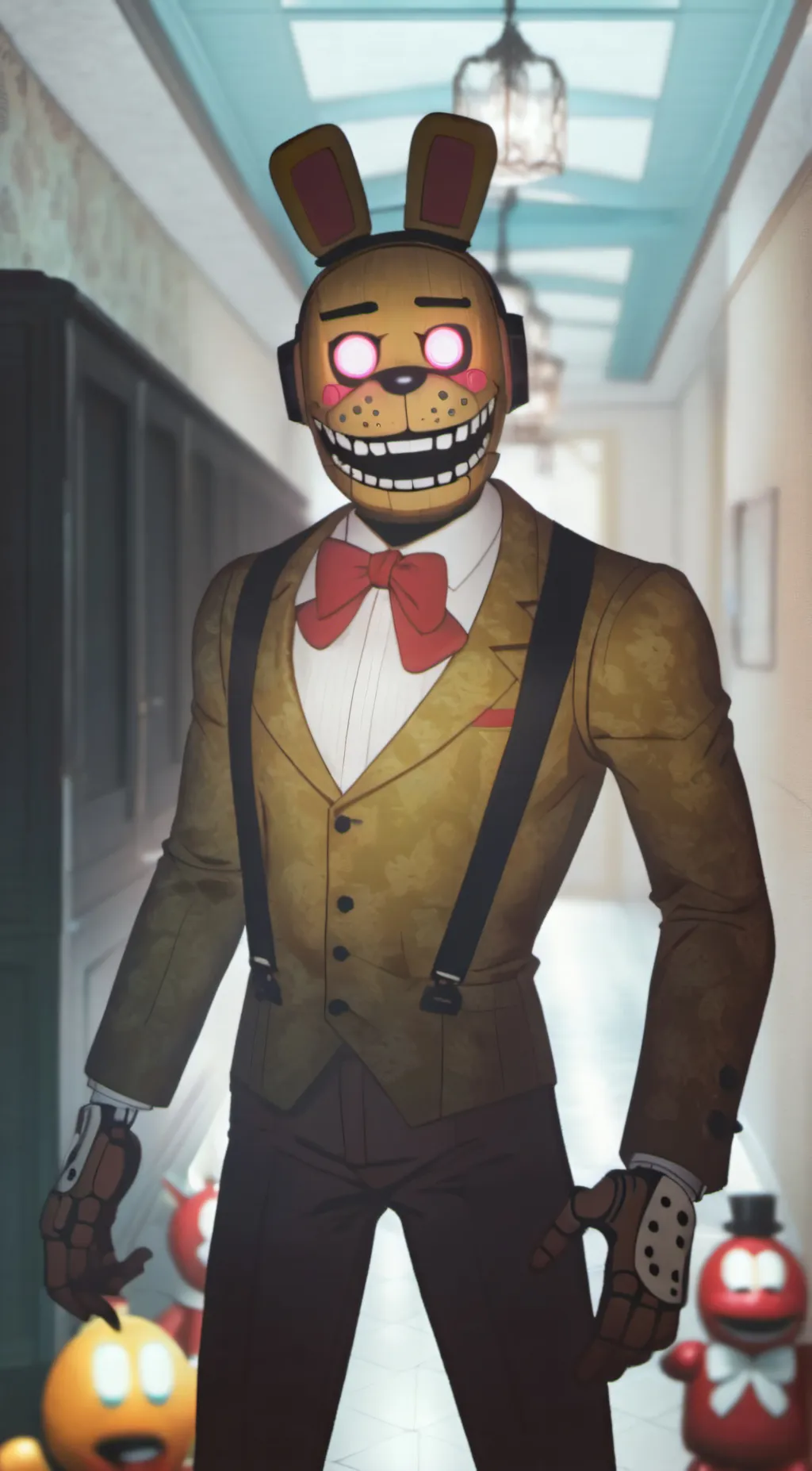 ai character: Springtrap background
