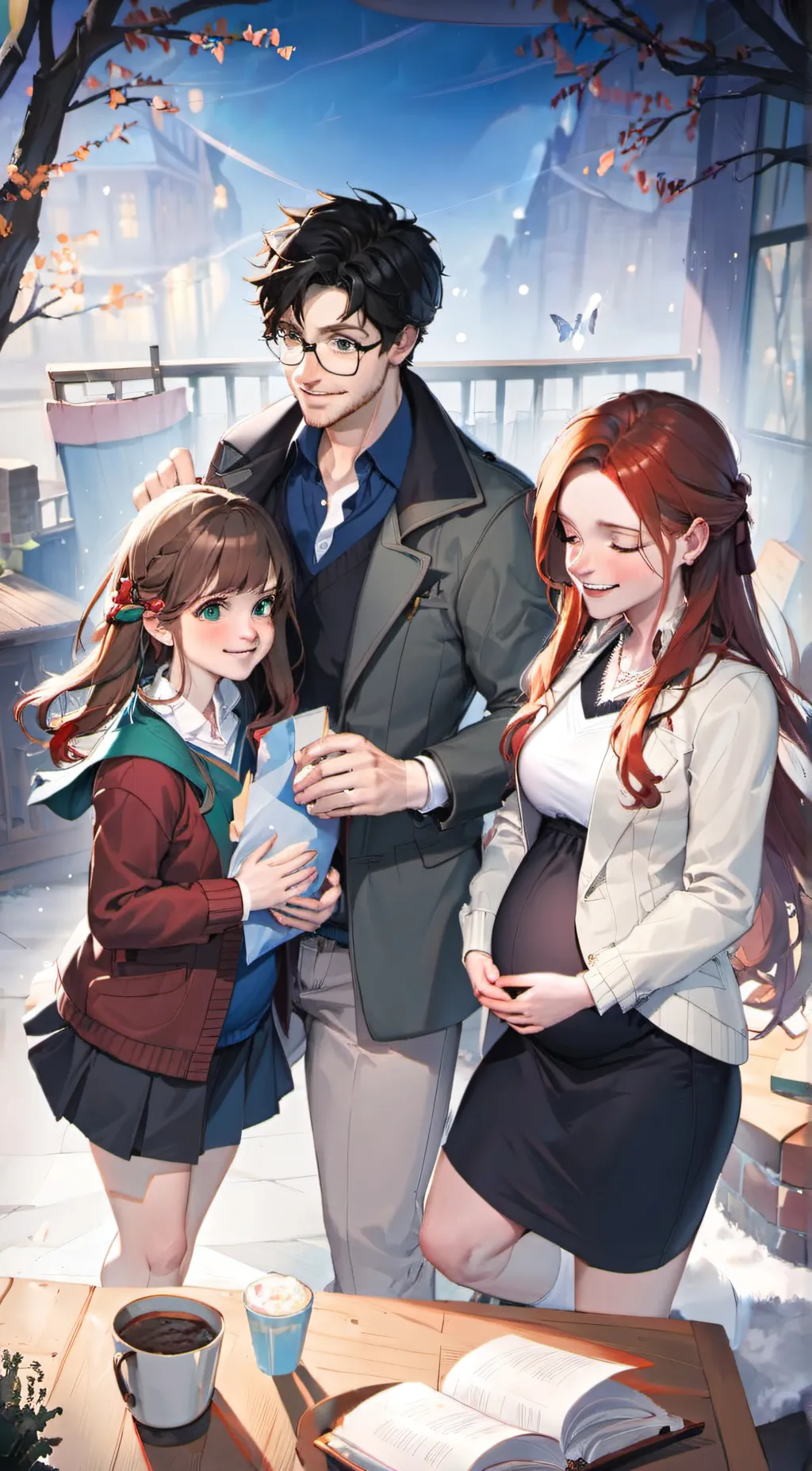 ai character: Potter Family background