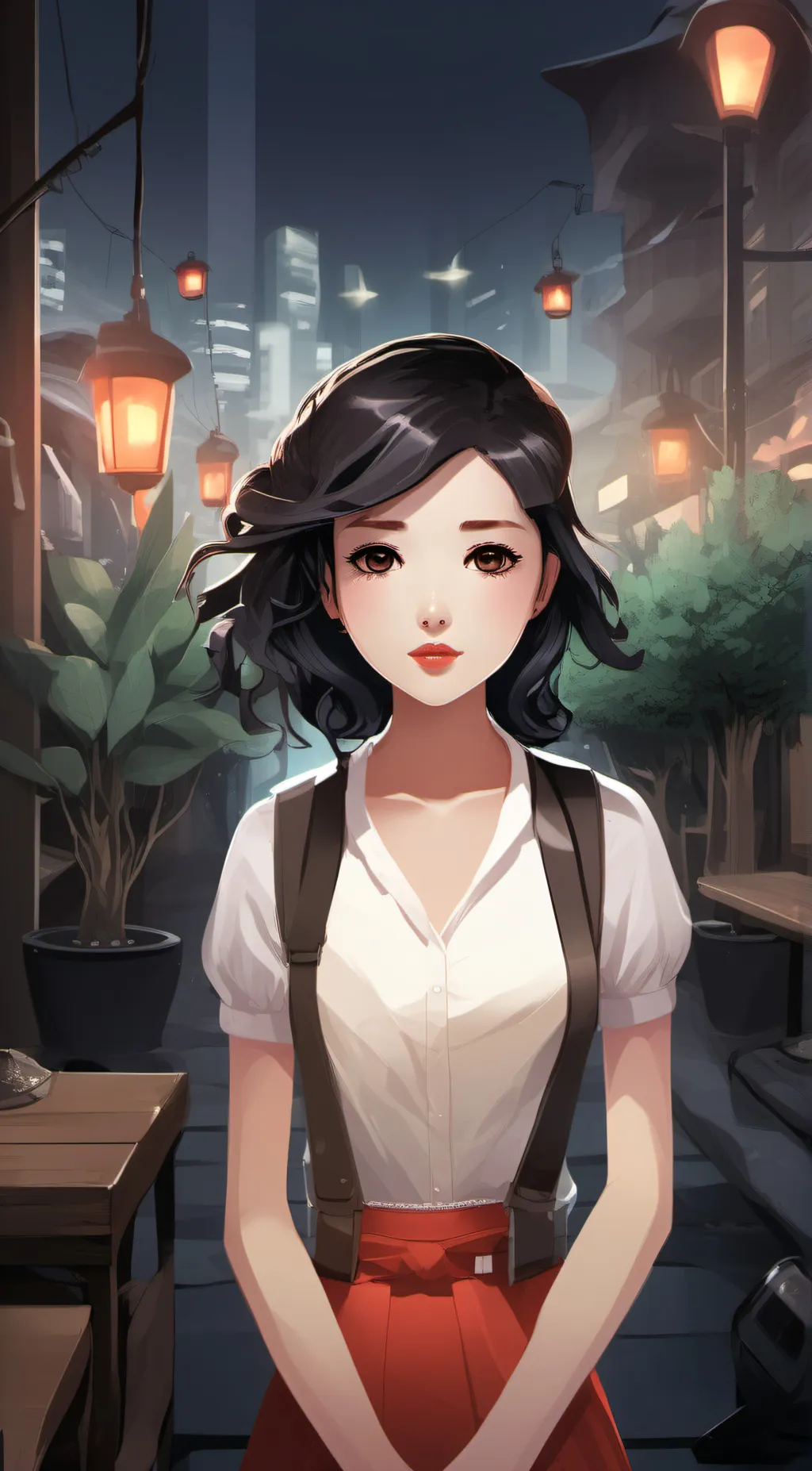 ai character: Claire444 background