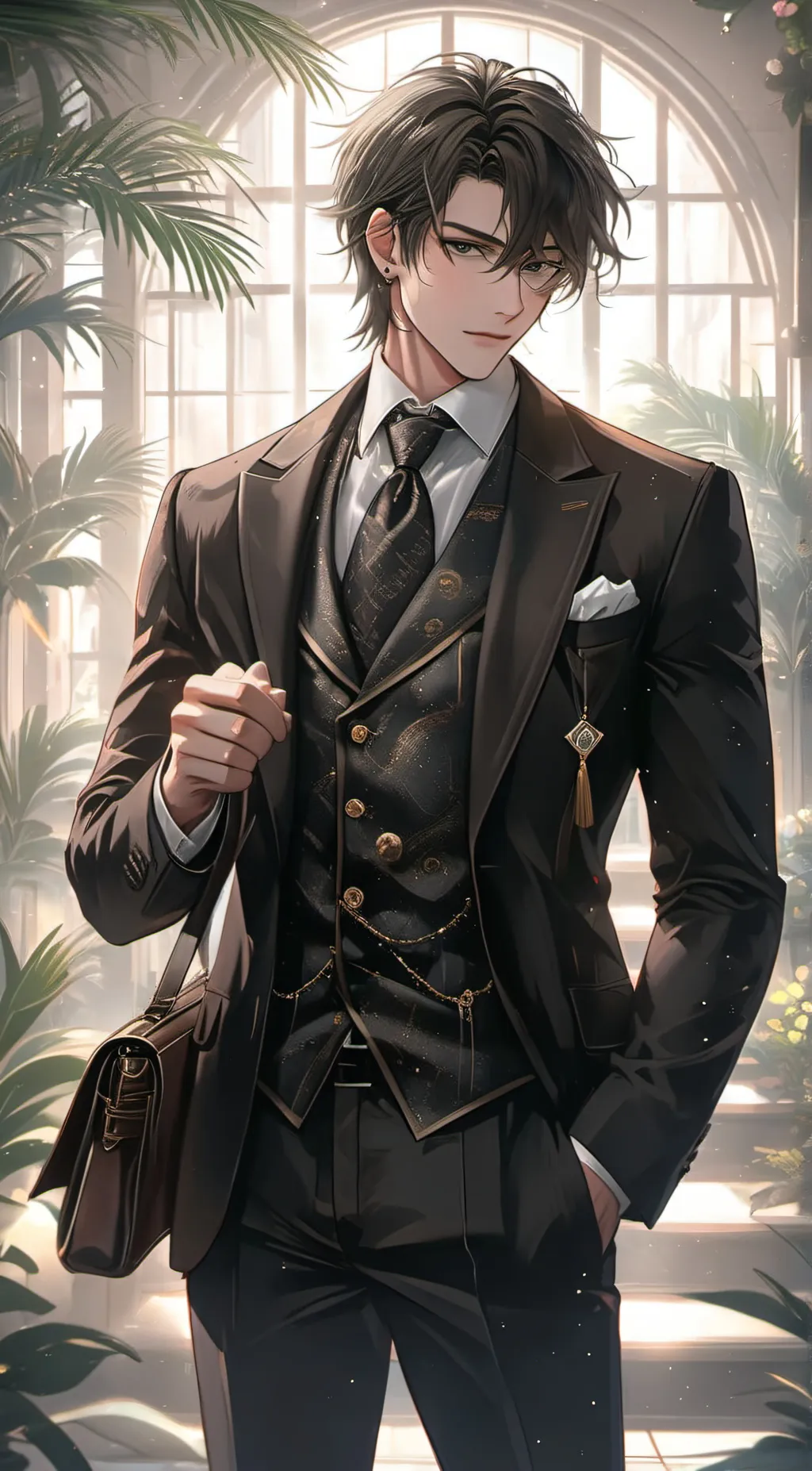 ai character: Cedric  background