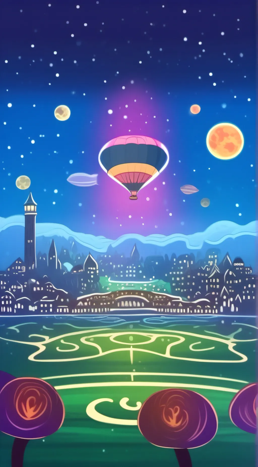 ai character: Talkies broken background