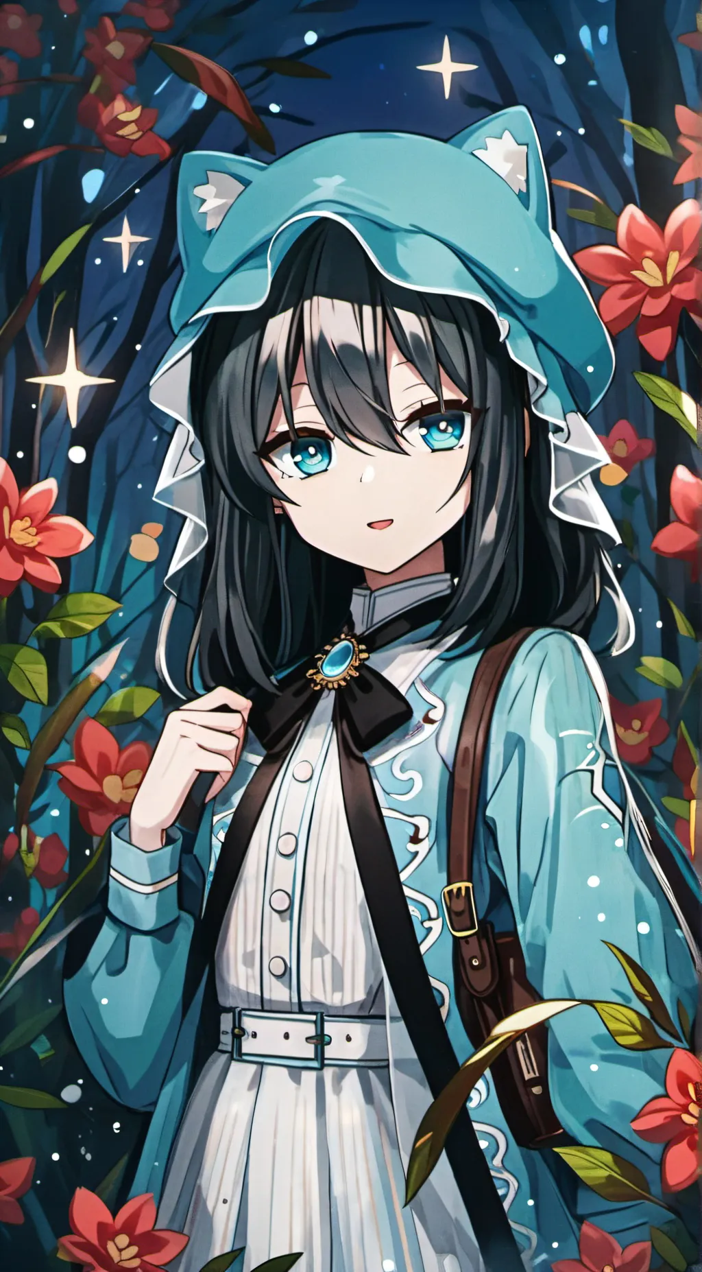 ai character: Tokito muichiro background