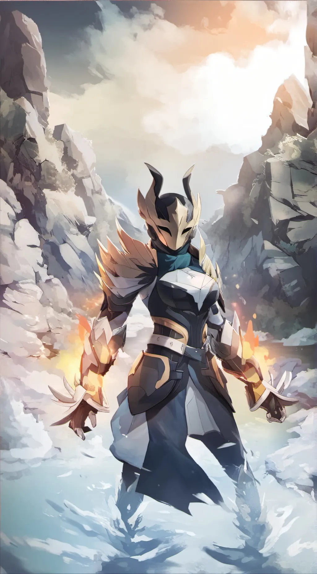 ai character: female Knight background