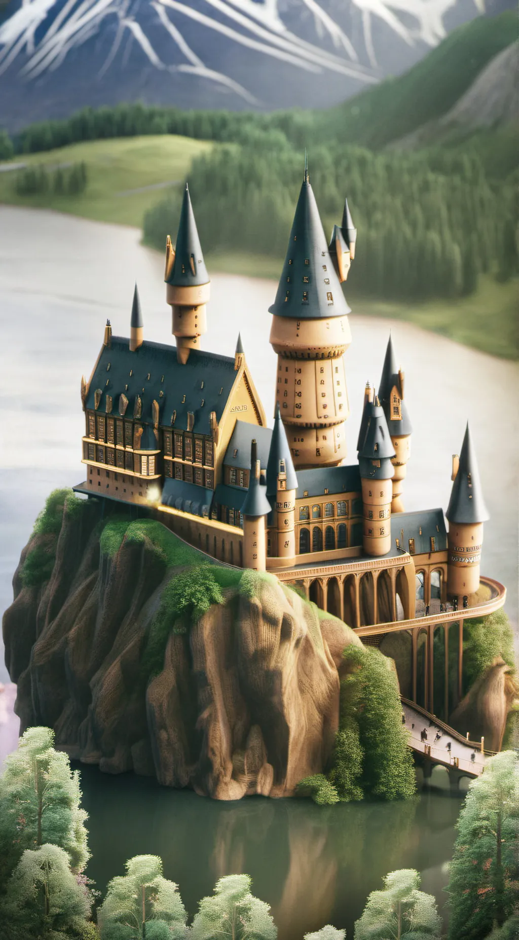 ai character: Hogwarts background