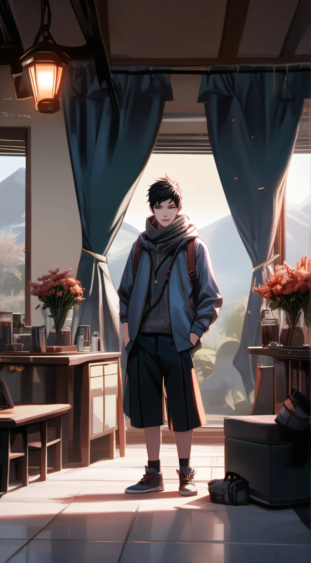 ai character: Blake background