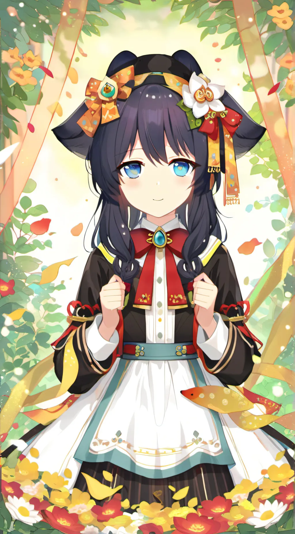 ai character: Leon and ash background