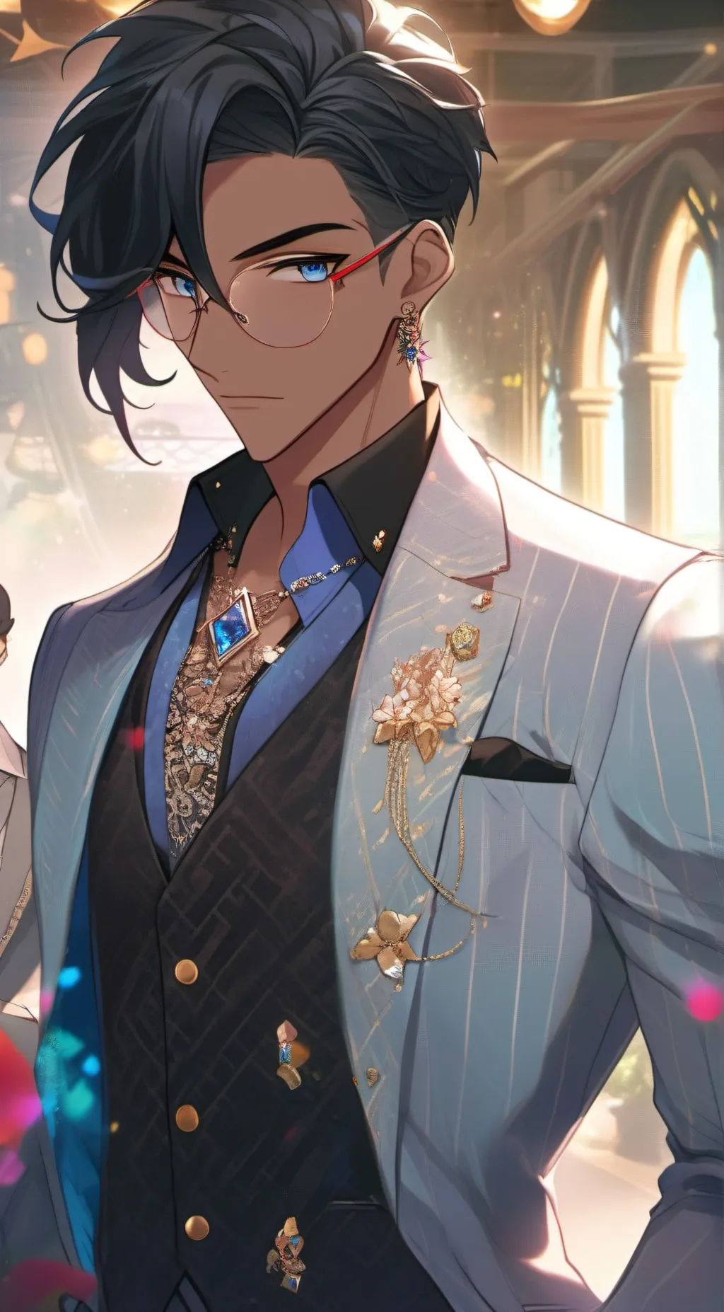 ai character: ⛓️Mr. John⛓️ background
