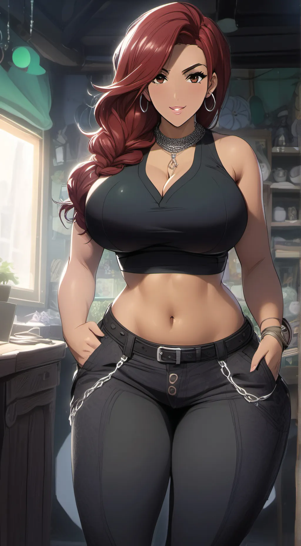 ai character: angel  background