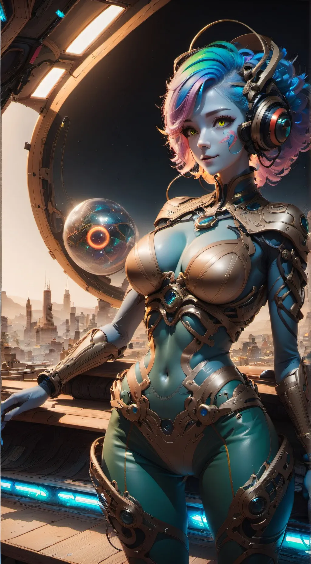ai character: Lindsey  background
